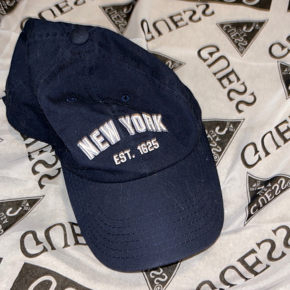 Navy blue New York hat
